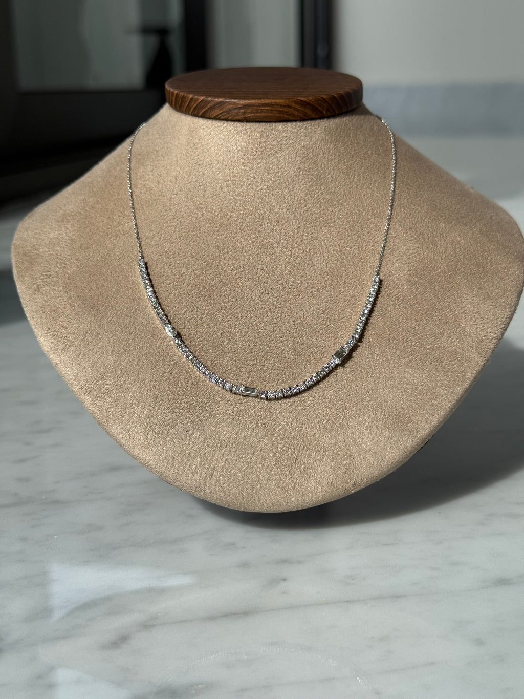 Collar diamantes